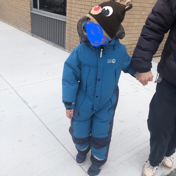 Kids down one-piece - Picture 4 of 6